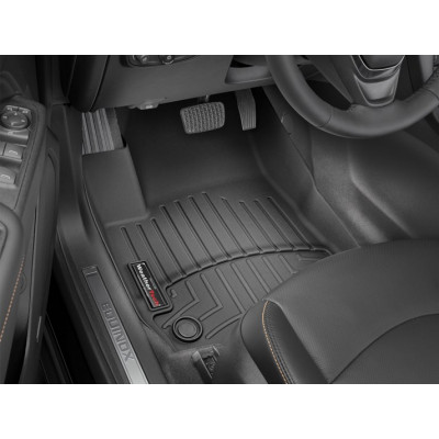 3D килимки для Chevrolet Equinox, GMC Terrain 2018- чорні передні WeatherTech 4411761