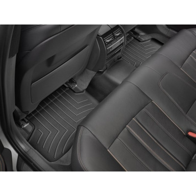 3D килимки для Nissan Navara 2015- чорні задні WeatherTech 449932