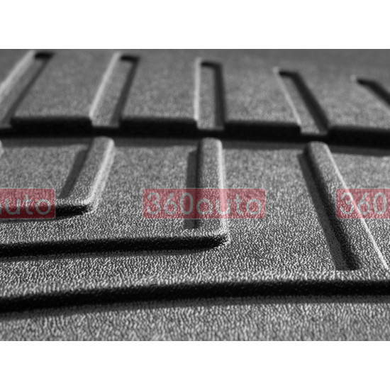 3D килимки для Toyota Land Cruiser Prado 150, Lexus GX 460 2013- чорні передні WeatherTech HP 444931IM