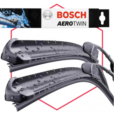 Передні двірники для Mazda 3 2013-2019 | Щітки склоочисника безкаркасні Bosch AeroTwin 600/450 мм