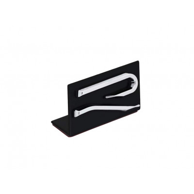 Автологотип шильдик эмблема надпись Volkswagen R-Line в решетку радиатора black chrome Emblems 151293