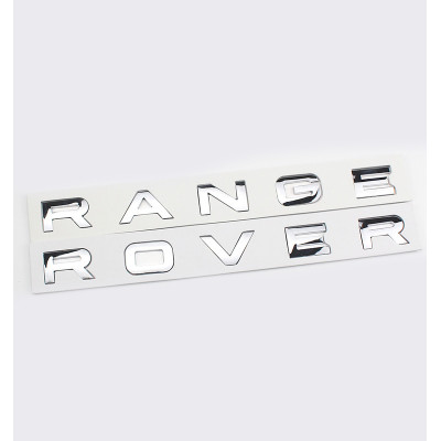 Автологотип шильдик эмблема надпись Land Rover Range Rover chrome Lr062324