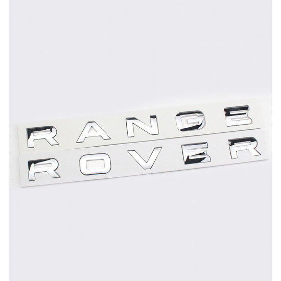 Автологотип эмблема надпись Land Rover Range Rover chrome Lr062324