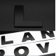 Автологотип шильдик емблема напис Land Rover чорний мат LR038657-LR038658-BLMATE