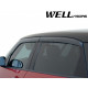 Дефлекторы окон на Fiat 500L 2014- Premium Series |Ветровики WELLvisors 3-847FA002