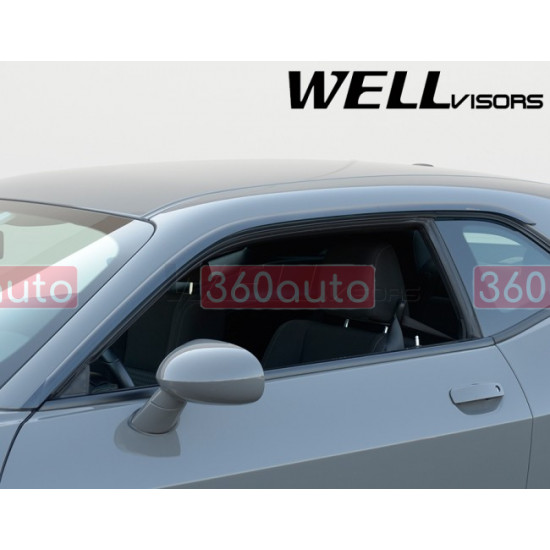 Дефлектори вікон для Chrysler Challenger 2008- Premium Series WELLvisors 3-847DG008