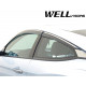 Дефлектори вікон для Honda Civic 2015- Coupe з хром молдингом WELLvisors 3-847HD042