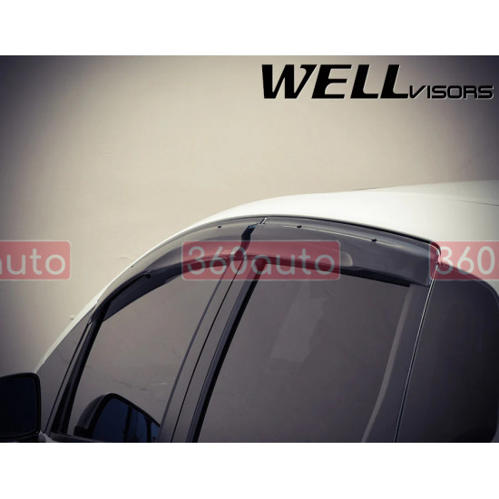 Дефлектори вікон для Honda Jazz, Fit 2015-2020 Aerodyn Series WELLvisors 3-847HD021