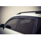 Дефлектори вікон для Subaru Forester 2014-2018 з чорним молдингом WELLvisors 3-847SU003