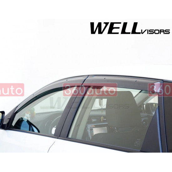 Дефлектори вікон для Toyota Corolla, Scion iM 2016-2018 Premium Series WELLvisors 3-847SC005