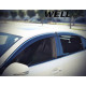 Дефлектори вікон для Lexus IS 2006-2012 з хром молдингом WELLvisors 3-847LX011