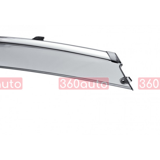 Дефлектори вікон для Nissan Murano 2015- з хром молдингом WELLvisors 3-847NS011