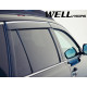 Дефлектори вікон для Subaru Outback 2010-2014 з хром молдингом WELLvisors 3-847SU004