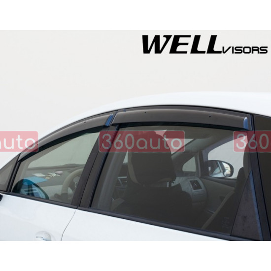 Дефлекторы окон на Toyota Prius V 2012-2018 Premium Series |Ветровики WELLvisors 3-847TY052