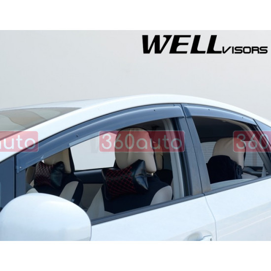 Дефлектори вікон для Toyota Prius V 2012-2018 Premium Series WELLvisors 3-847TY052