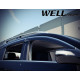 Дефлекторы окон на Acura RDX 2013-2018 с хром молдингом |Ветровики WELLvisors 3-847AC004