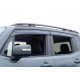 Дефлектори вікон для Jeep Renegade 2015- з чорним молдингом WELLvisors 3-847JE008