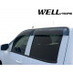 Дефлекторы окон на Chevrolet Silverado, GMC Sierra 2014-2018 Crew Cab Off Road Series |Ветровики WELLvisors 3-847CH014