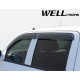 Дефлектори вікон для Chevrolet Silverado, GMC Sierra 2014-2018 CrewCab Premium Series WELLvisors 3-847CH012
