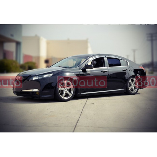 Дефлекторы окон на Acura TL 2009-2014 с хром молдингом |Ветровики WELLvisors 3-847AC006