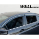Дефлектори вікон для Acura TLX 2015- з хром молдингом WELLvisors 3-847AC011