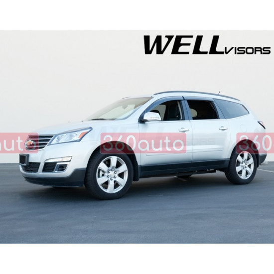 Дефлектори вікон для Chevrolet Traverse 2009-2017 Premium Series WELLvisors 3-847CH025