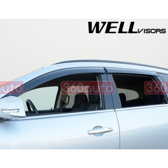 Дефлектори вікон для Chevrolet Traverse 2009-2017 Premium Series WELLvisors 3-847CH025