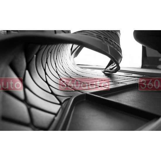 Килимок у багажник для Ford Kuga 2013-2019 з нішей під докатку Frogum ProLine 3D TM413269