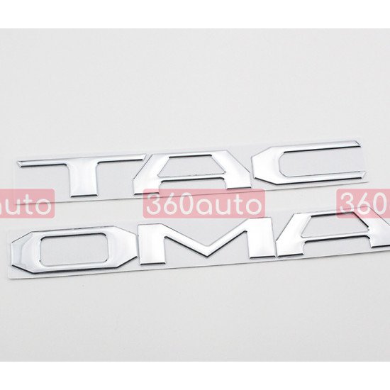 Автологотип шильдик емблема напис Toyota Tacoma хром Emblems168879