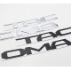 Автологотип шильдик эмблема надпись Toyota Tacoma Black мат Emblems 168877