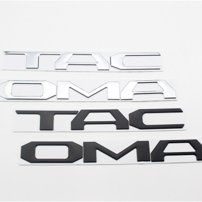 Автологотип шильдик емблема напис Toyota Tacoma Black мат