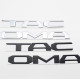 Автологотип шильдик эмблема надпись Toyota Tacoma Black мат Emblems 168877