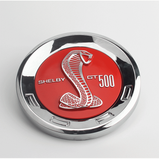 Автологотип шильдик эмблема Ford Mustang Shelby GT500 Red Emblems 163811