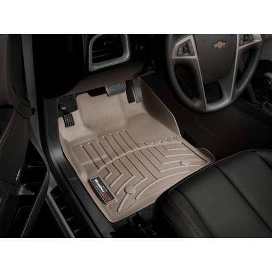 3D килимки для Chevrolet Equinox, GMC Terrain 2009-2017 бежеві передні WeatherTech 453461