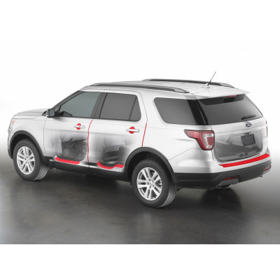 Комплект защитных пленок для Toyota Highlander 2020- под ручки, кромка дверей, порожки, накладка бампера | WeatherTech SP0374