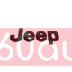 Автологотип эмблема надпись Jeep Night Eagle 156x46 черный глянец