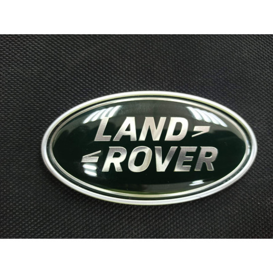Автологотип шильдик емблема Land Rover 91x49 зелена на кришку багажника