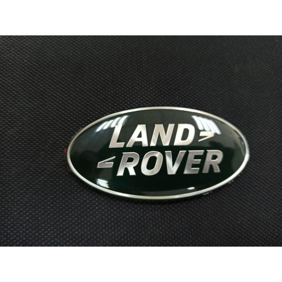 Автологотип шильдик эмблема Land Rover 86х43мм зеленая в радиаторной решетке, на крылья