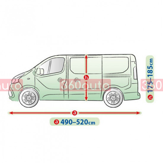 Тент автомобильный Kegel Mobile Garage VAN L500