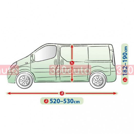 Чохол тент на автомобіль Kegel Mobile Garage VAN L520