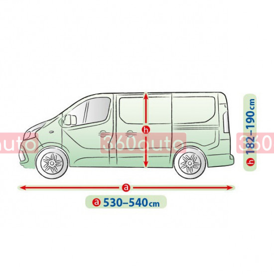 Тент автомобильный Kegel Mobile Garage VAN L540