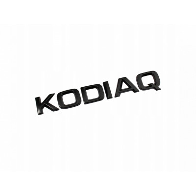 Автологотип шильдик эмблема надпись Skoda Kodiaq черная Emblems 153534