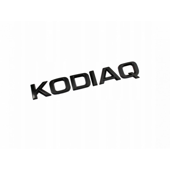 Автологотип шильдик эмблема надпись Skoda Kodiaq черная Emblems 153534