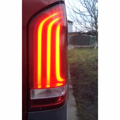Альтернативная оптика задняя на Mercedes Vito W447 2014- LED красная SY тюнинг JunYan
