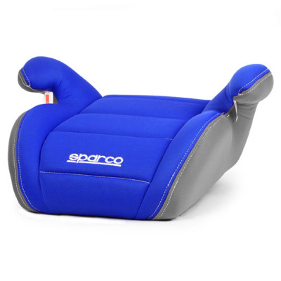 Детское автокресло бустер Sparco SP F100K серо-голубой | Sparco SP F100K-BL