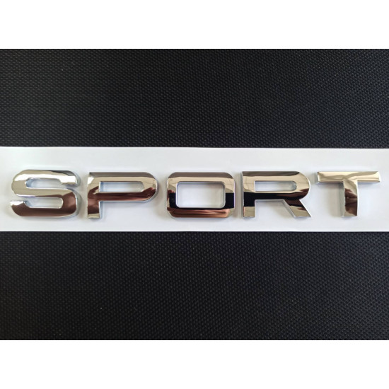 Автологотип шильдик емблема напис Land Rover Sport 180мм хром Emblems169517