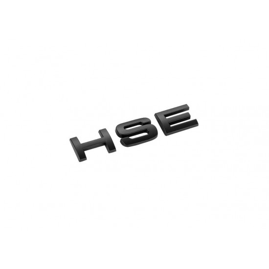 Автологотип шильдик емблема напис Land Rover HSE 111мм чорний мат