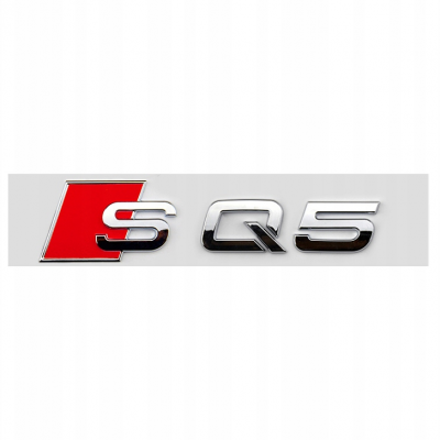Автологотип шильдик емблема Audi SQ5 хром на кришку багажника