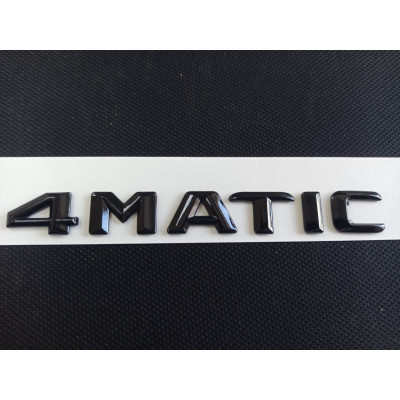 Автологотип шильдик емблема напис Mercedes 4MATIC черные 1 Emblems169533