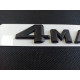 Автологотип шильдик эмблема надпись Mercedes 4MATIC черный мат 2 Emblems 169540
